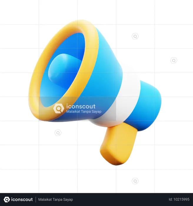 Megafone  3D Icon