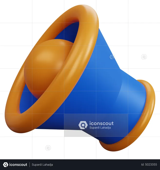 Megafone  3D Icon