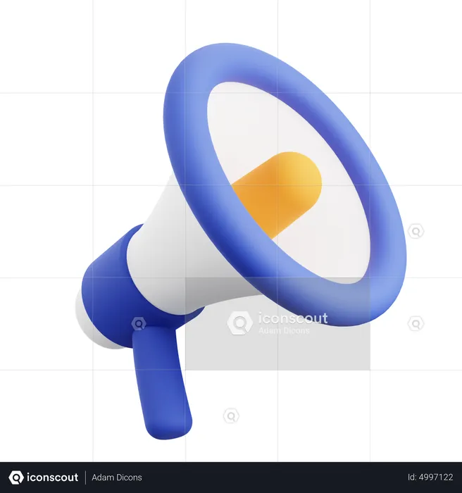 Megáfono  3D Icon