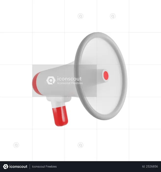 Megaphon  3D Icon