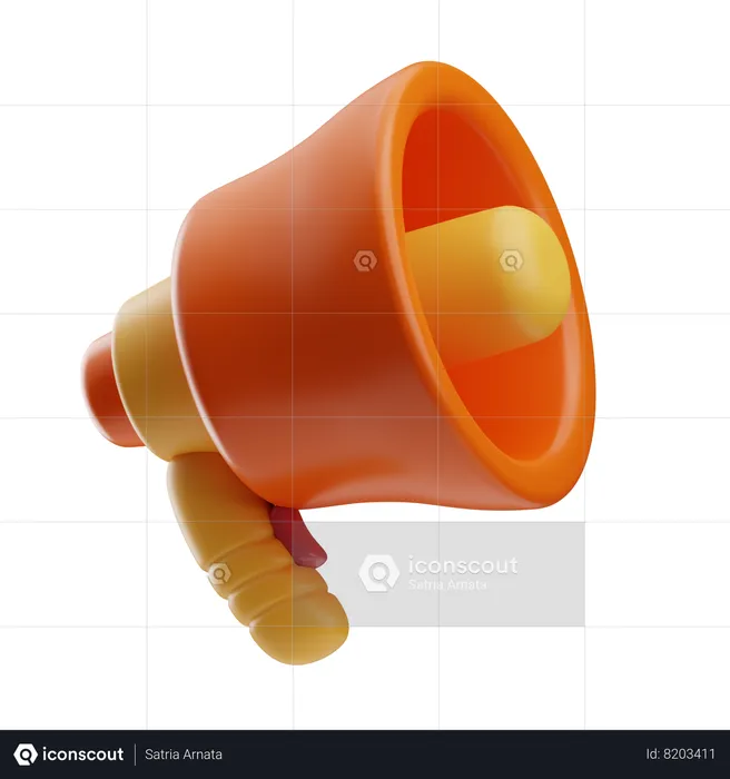 Megaphone  3D Icon