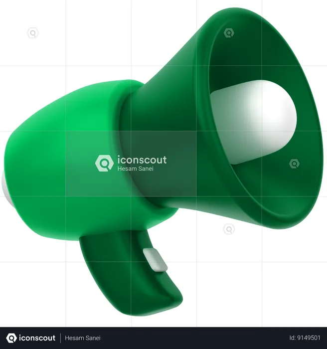 Megaphone  3D Icon