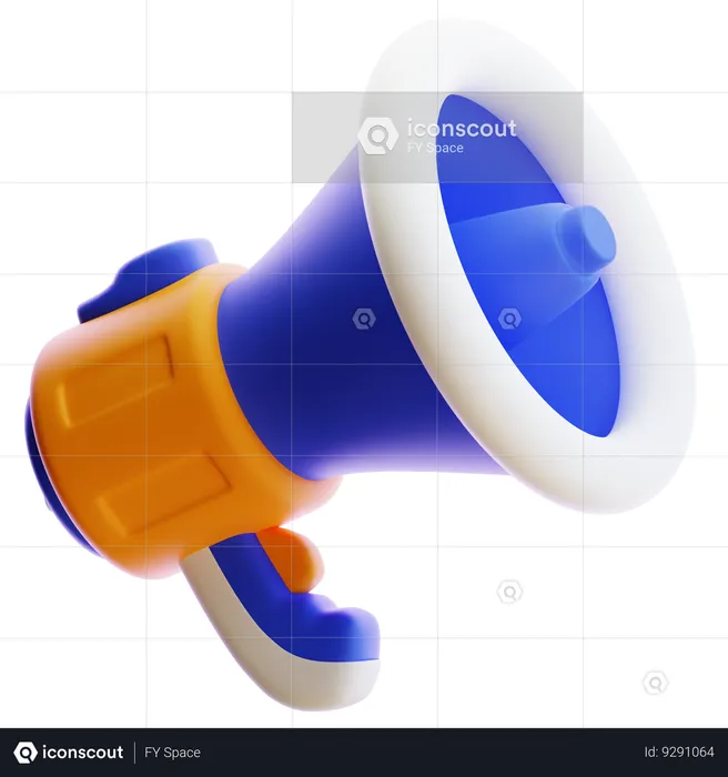 Megaphone  3D Icon