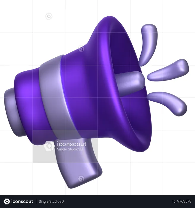 Megaphone  3D Icon