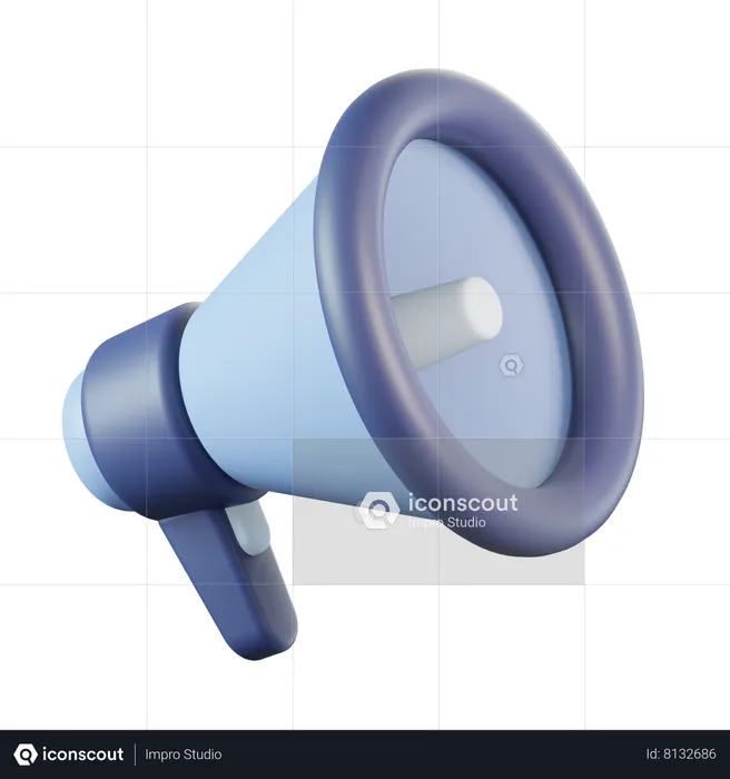 Megaphone  3D Icon