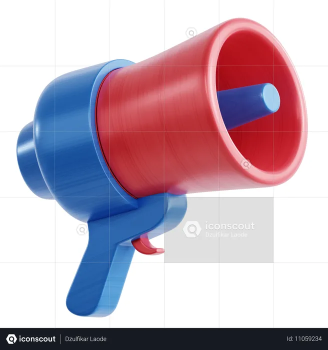 Megaphone  3D Icon