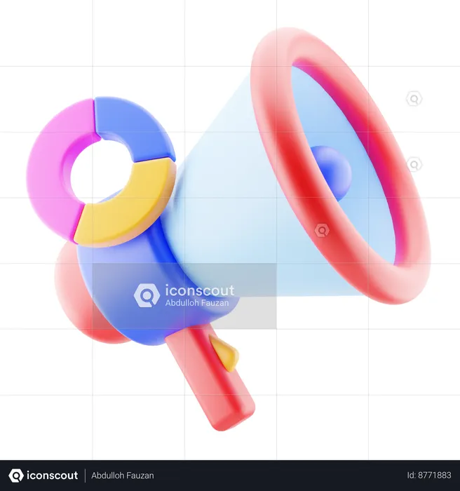 Megaphone  3D Icon