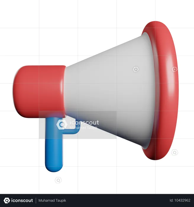 Megaphone  3D Icon