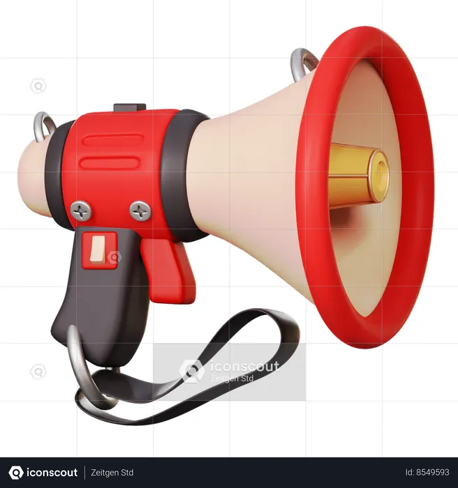 Megaphone  3D Icon