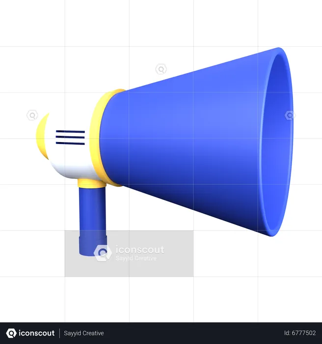 Megaphone  3D Icon