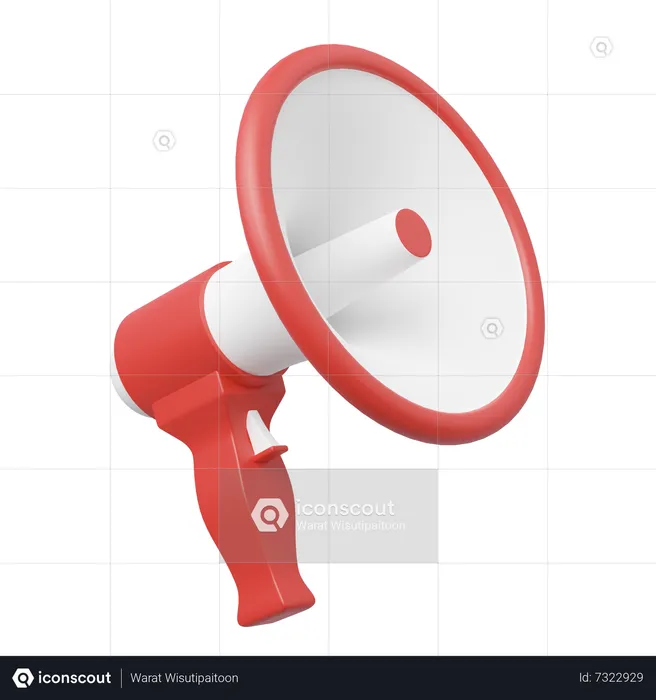 Megaphone  3D Icon