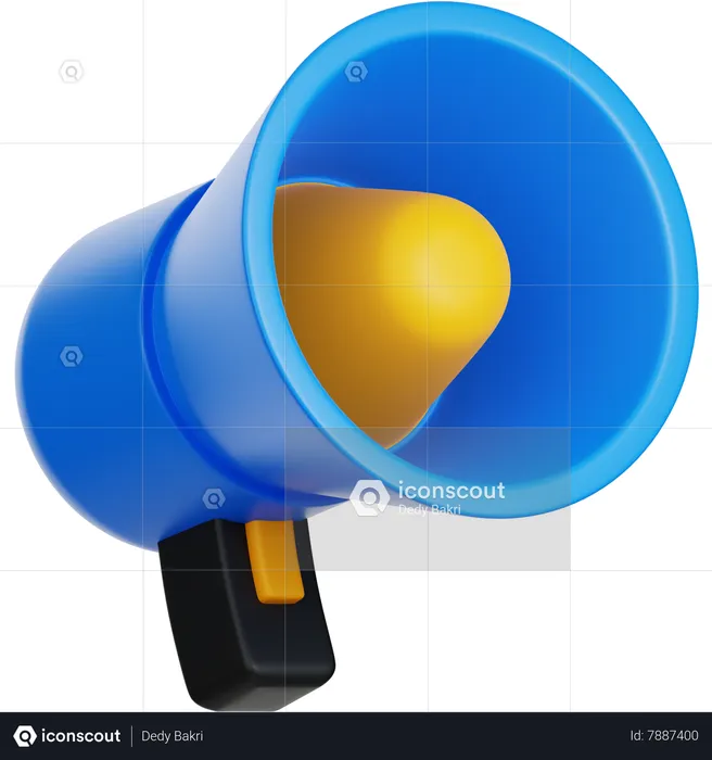 Megaphone  3D Icon