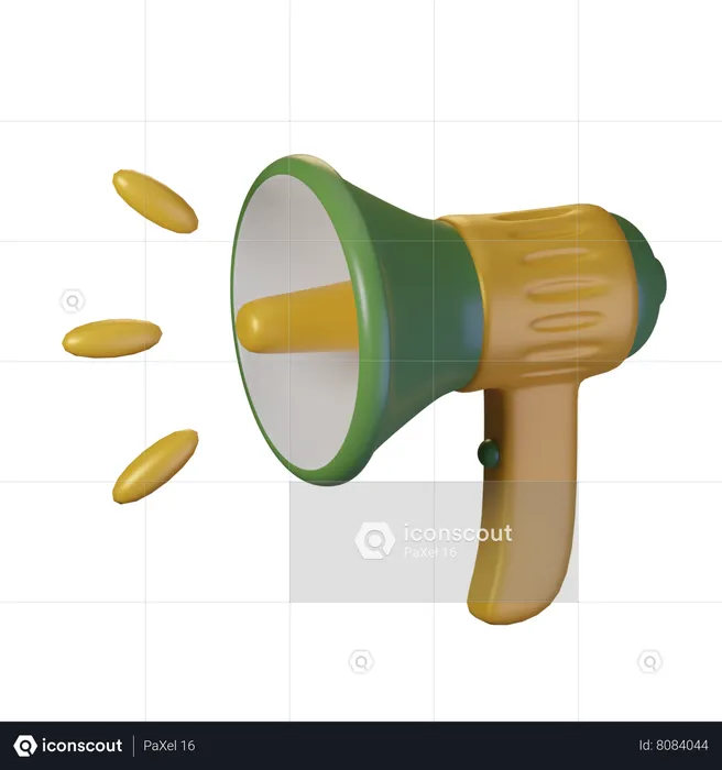 Megaphone  3D Icon