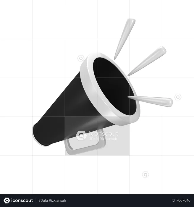 Megaphone  3D Icon