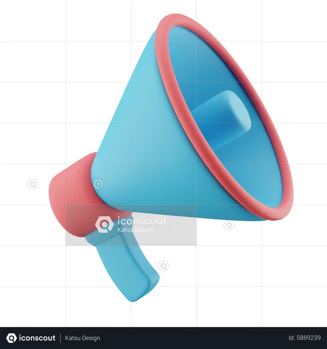 Megaphone  3D Icon