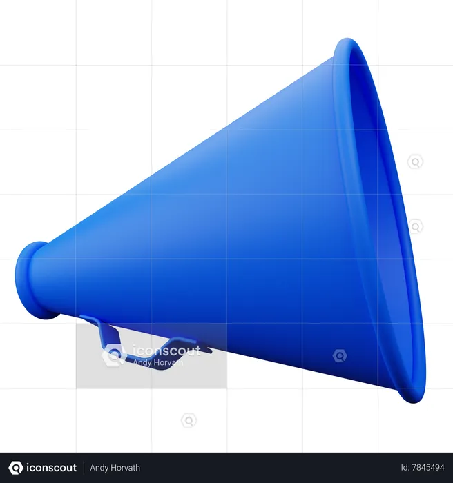 Megaphone  3D Icon