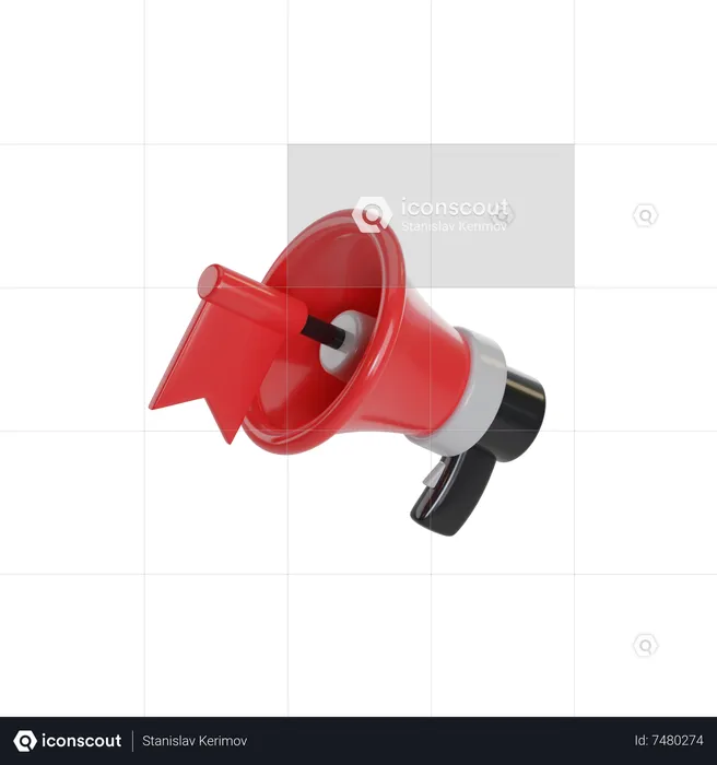 Megaphone  3D Icon