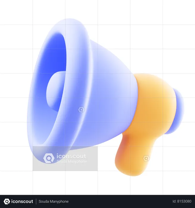 Megaphone  3D Icon