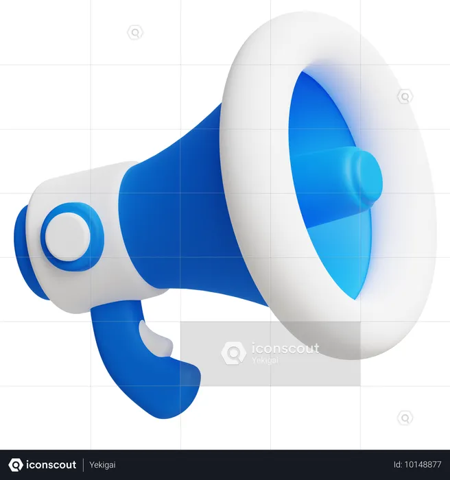 Megaphone  3D Icon