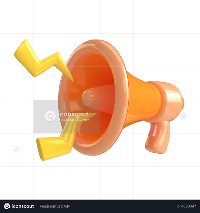 Megaphone  3D Icon