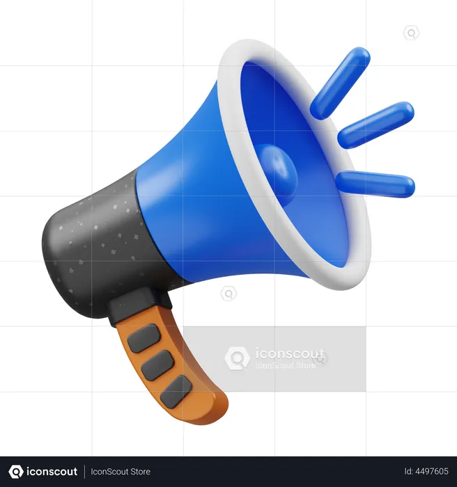 Megaphone  3D Icon