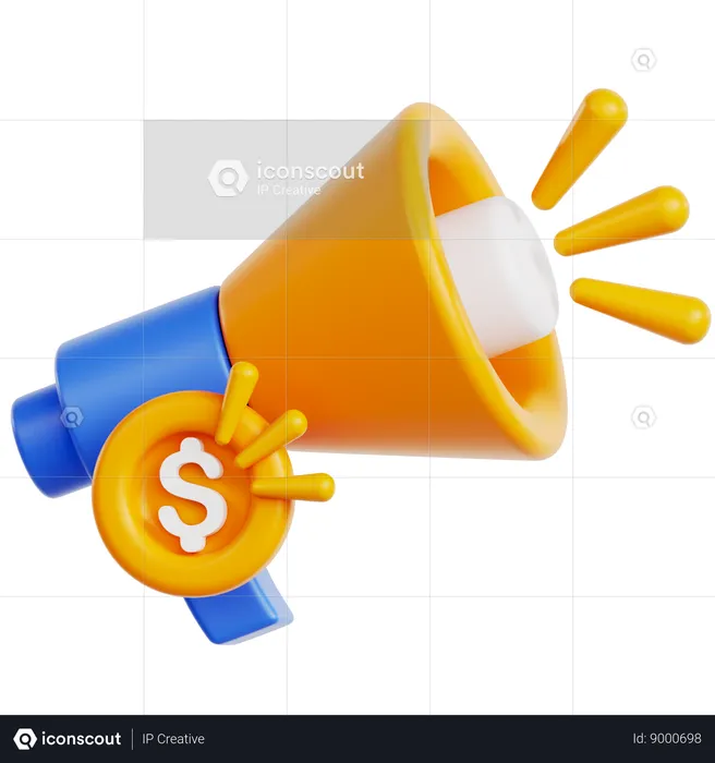 Megaphone  3D Icon