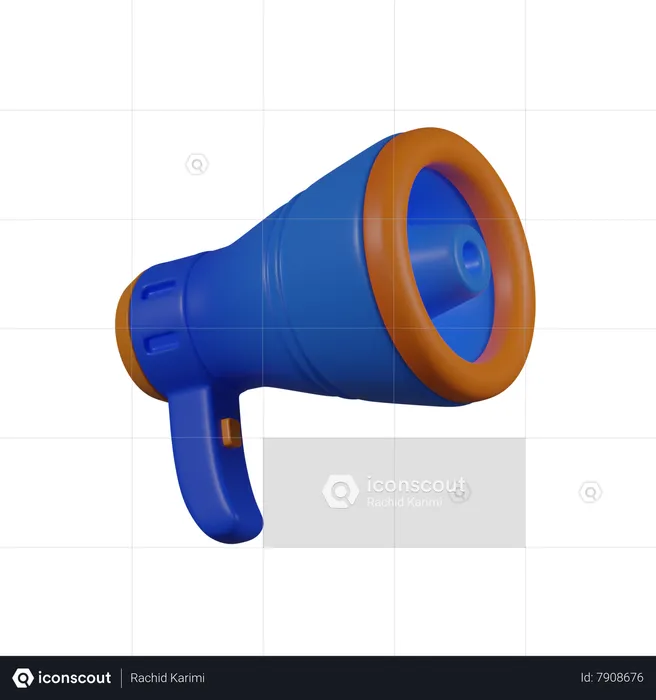 Megaphone  3D Icon