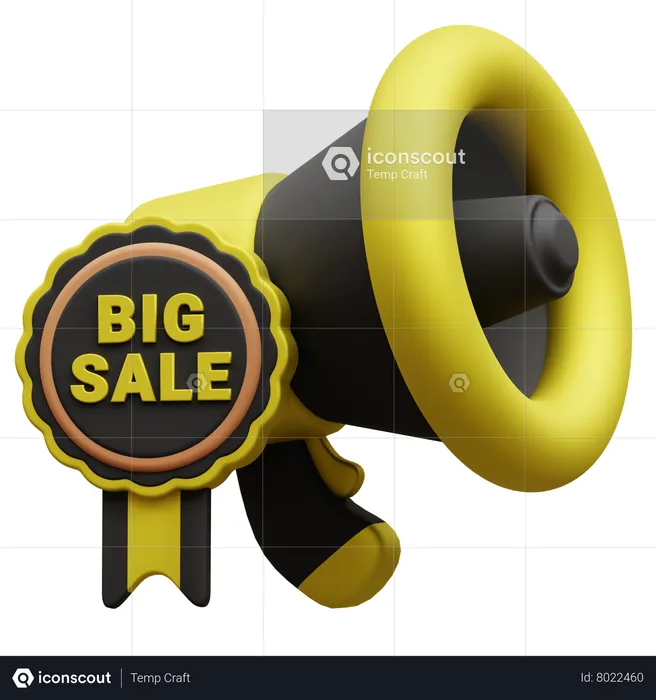 Megaphone  3D Icon