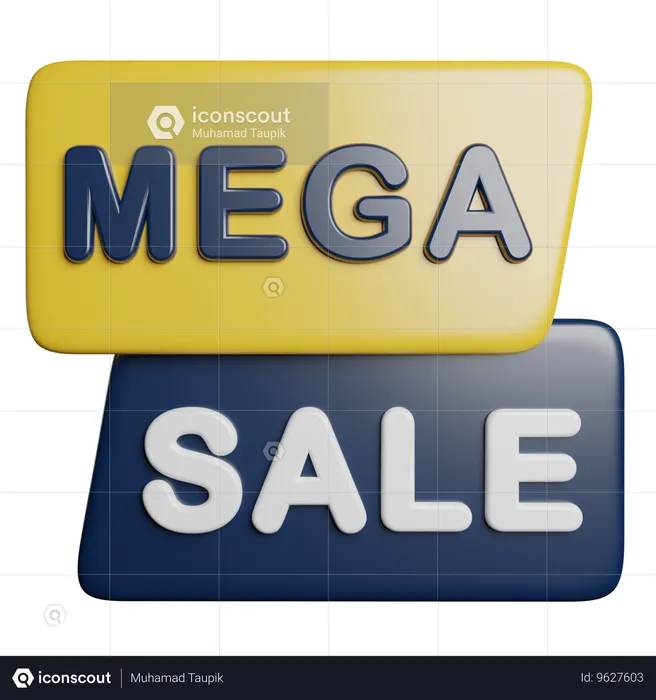 Mega promoção  3D Icon