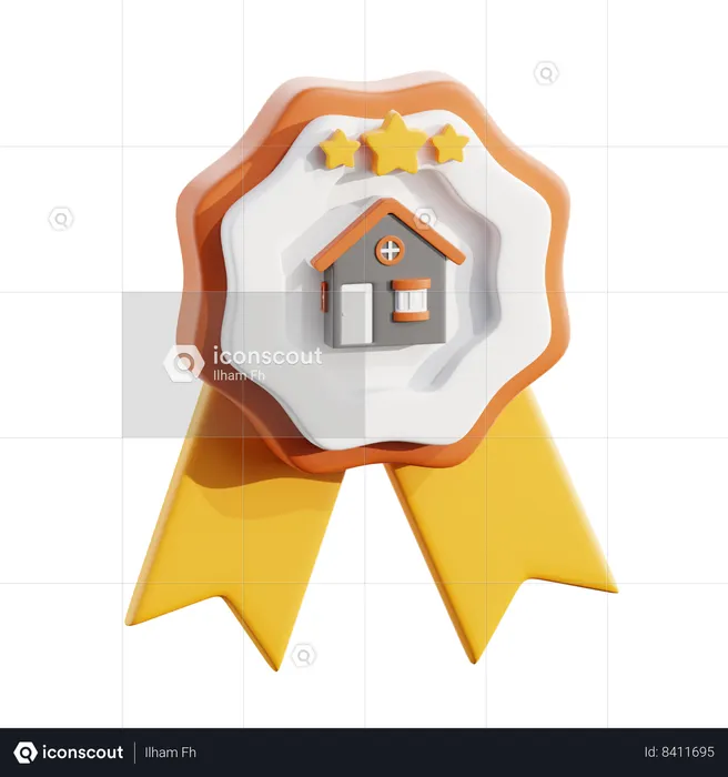 Meilleure maison  3D Icon