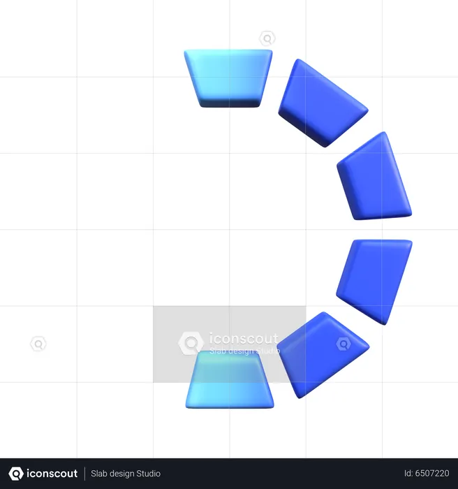 Meia carga  3D Icon