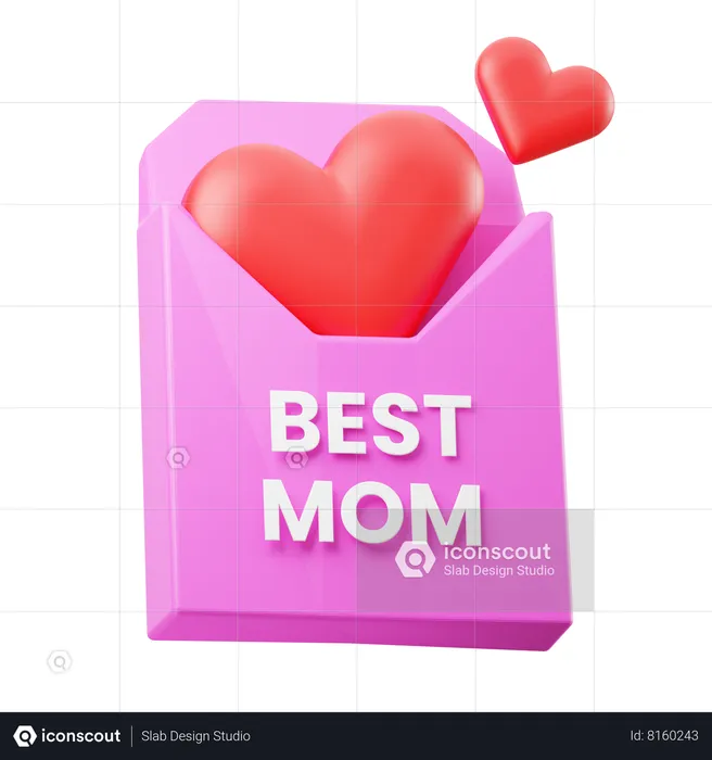 Mejor correo de mamá  3D Icon