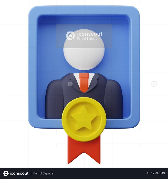 Melhor Funcionário  3D Icon