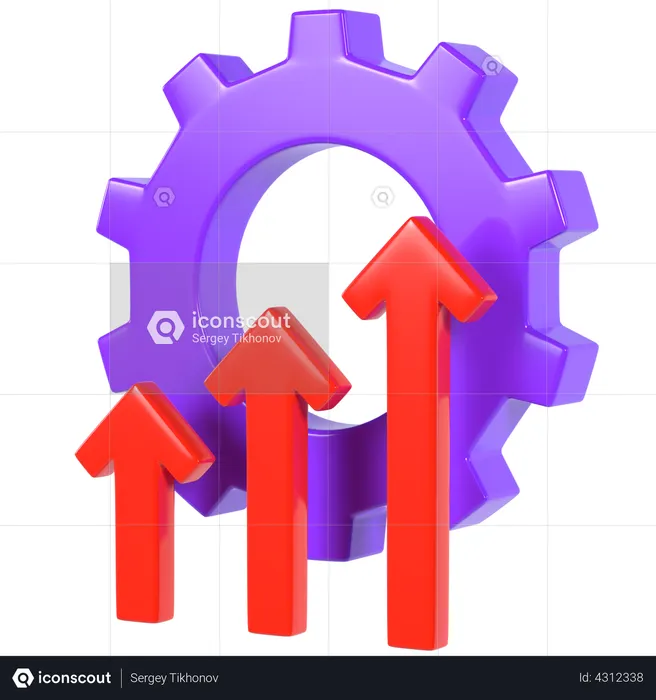 Melhoria  3D Illustration