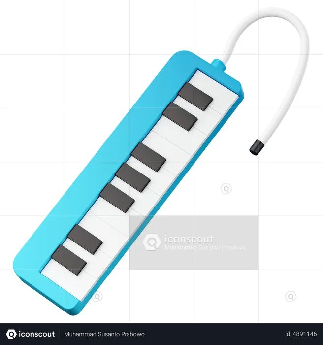 Melodica  3D Icon