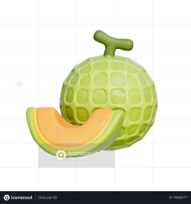 Melone  3D Icon