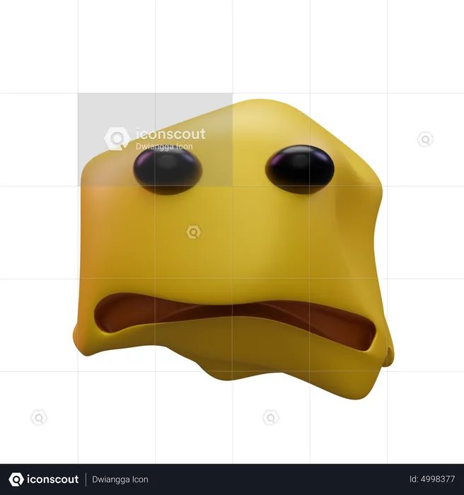 Melting Emoji 3D Icon