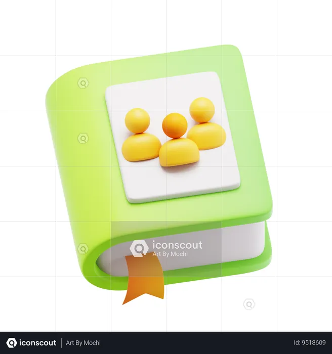 Member book  3D Icon