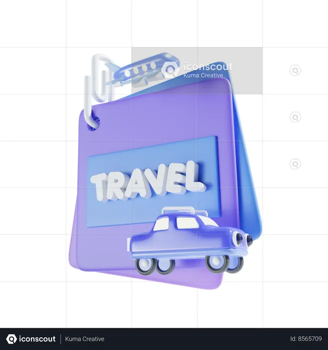 Mémo pour le voyage  3D Icon