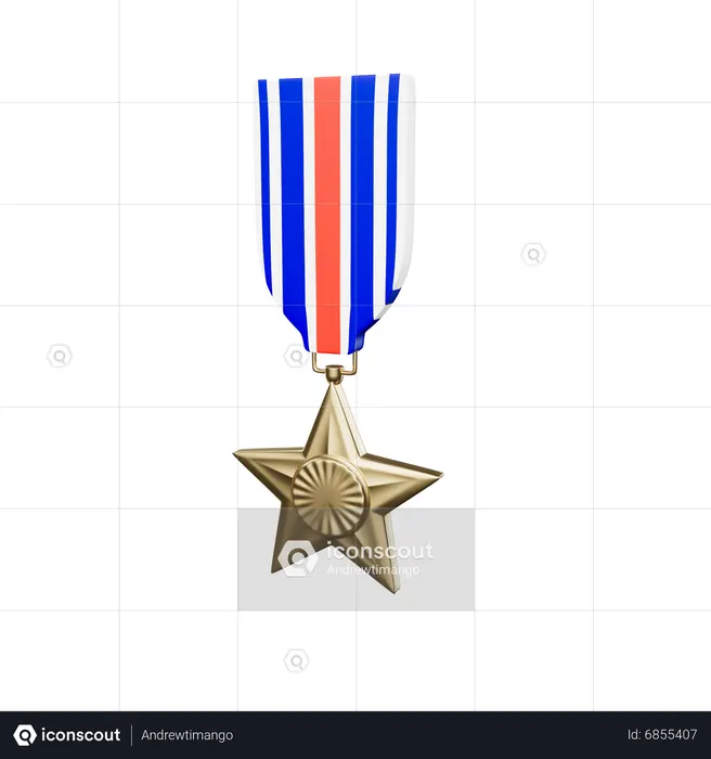 Memorial Medal  3D Icon