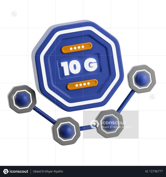 Memory Card 10 Gb  3D Icon