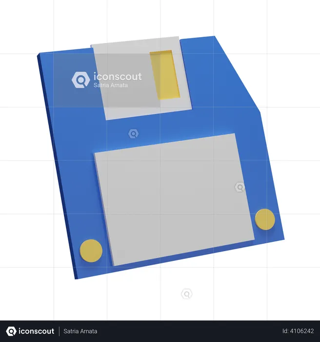 Memory card  3D Illustration