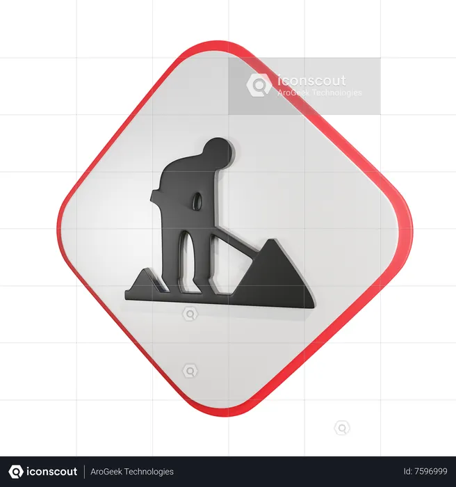 Men At Work  3D Icon