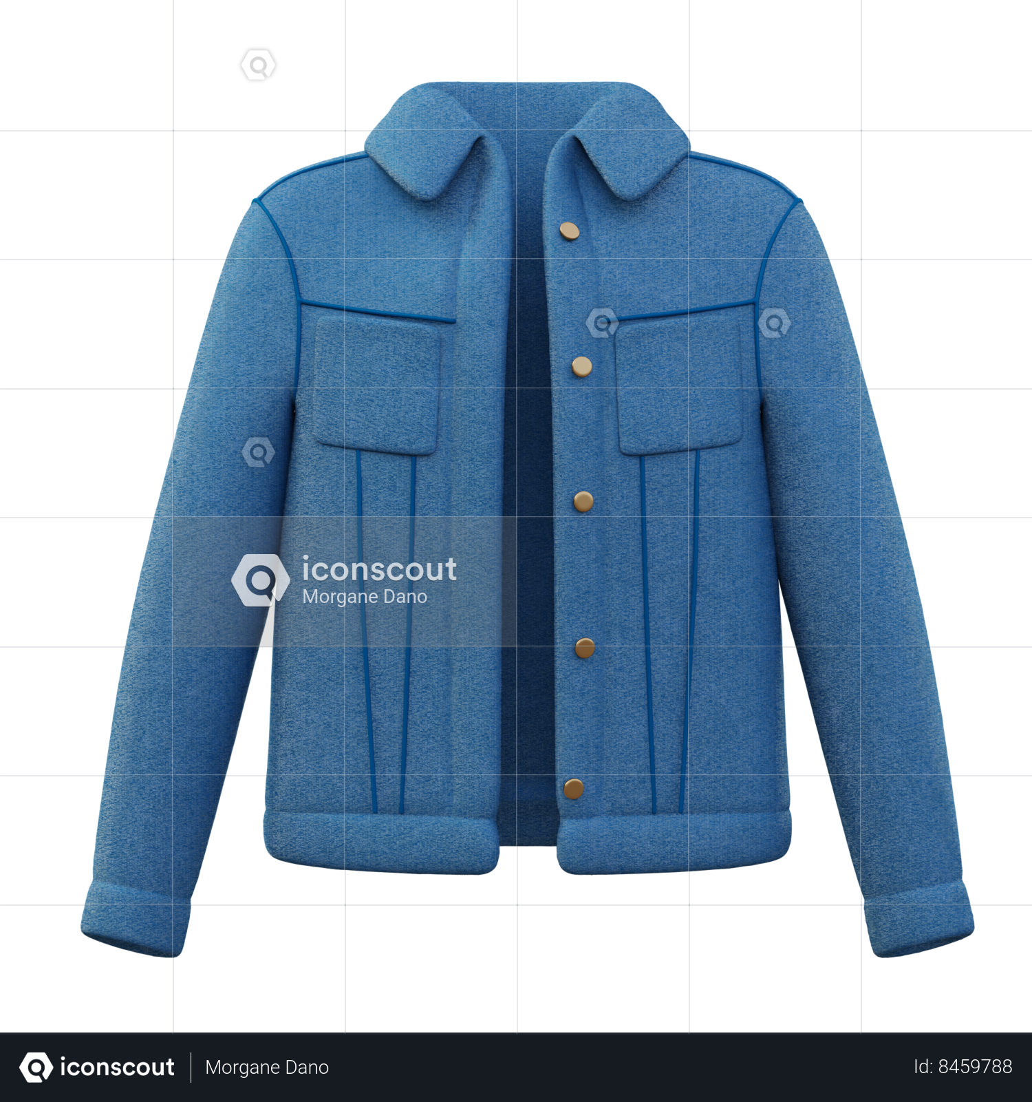 Denim Jacket Icon Vector & Photo (Free Trial) | Bigstock