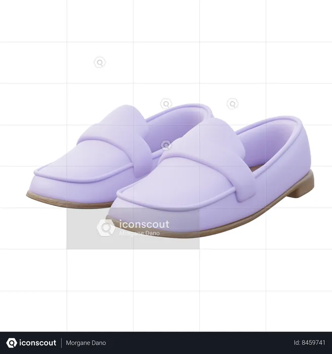 Men Loafers  3D Icon