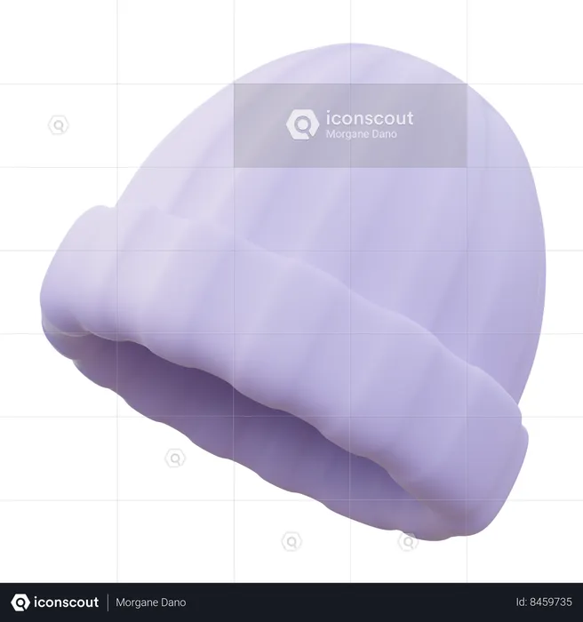 Men Winter hat  3D Icon