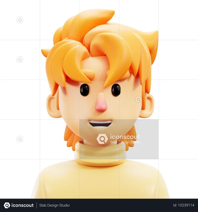 Garota  3D Icon