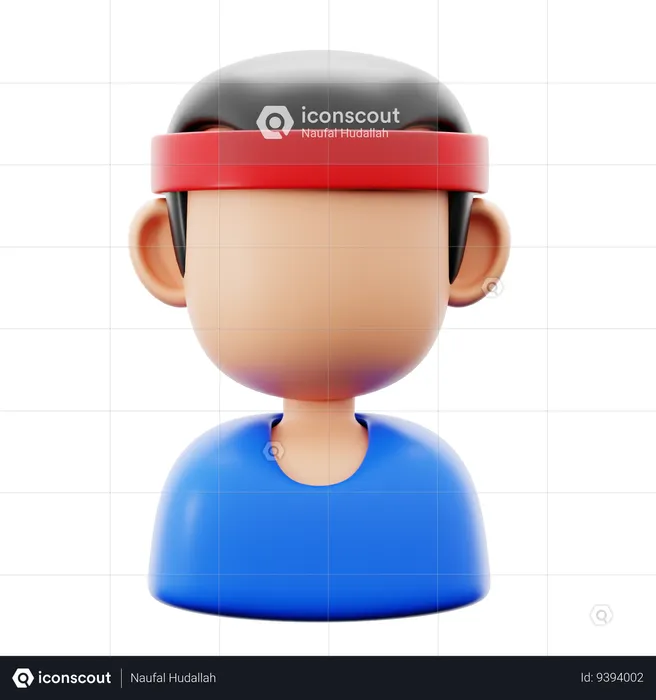 Garoto da academia  3D Icon