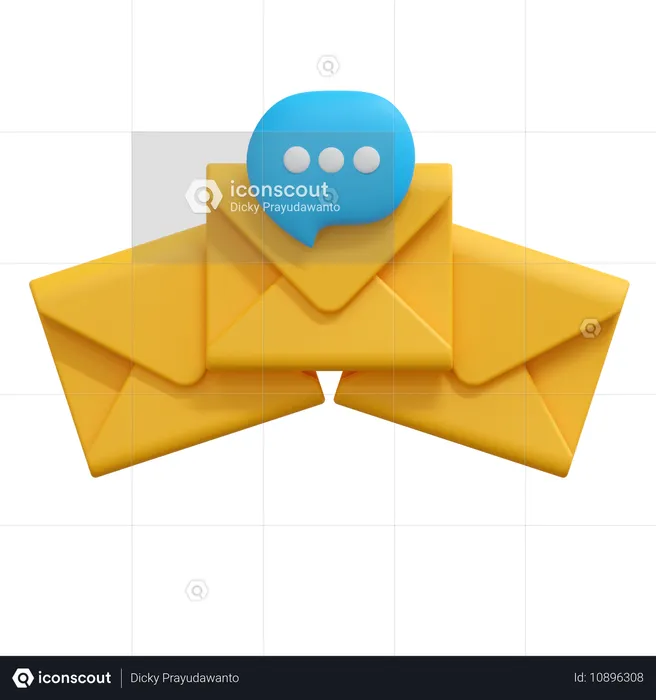 Mensagem de email  3D Icon