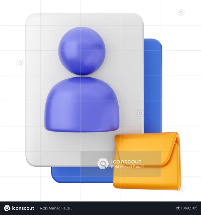 Mensagem de email do usuário  3D Icon